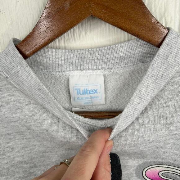 Vintage 90’s Tultex Seaworld Orca Graphic Crewneck Size Medium - Picture 2 of 7